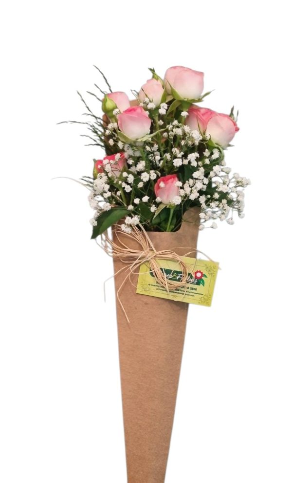 Mini rosa em cone - Imagem 2
