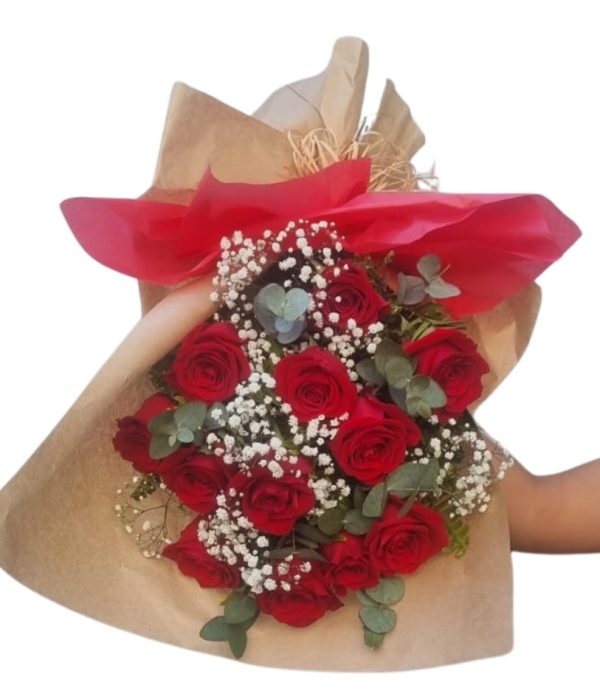 Buquê L´ amores de 12 rosa Vermelhas - Imagem 2